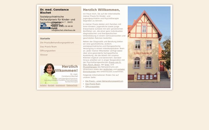 Screenshot of dr-bischet.de