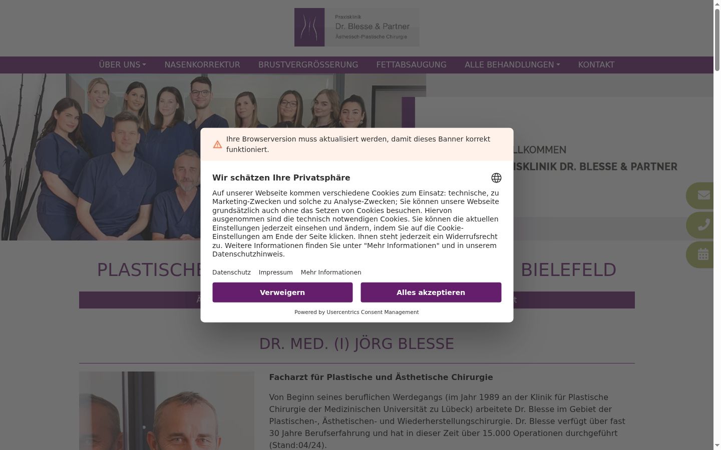 Sutikimo reklamjuostės, rodytos prieš bet kokią sąveiką, ekrano kopija
