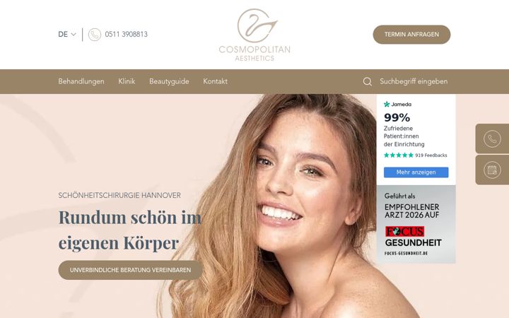 Screenshot of dr-boorboor.de