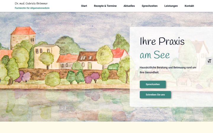 Screenshot of dr-broemmer.de