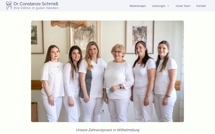 Snímek obrazovky dr-constanze-schmidl.at