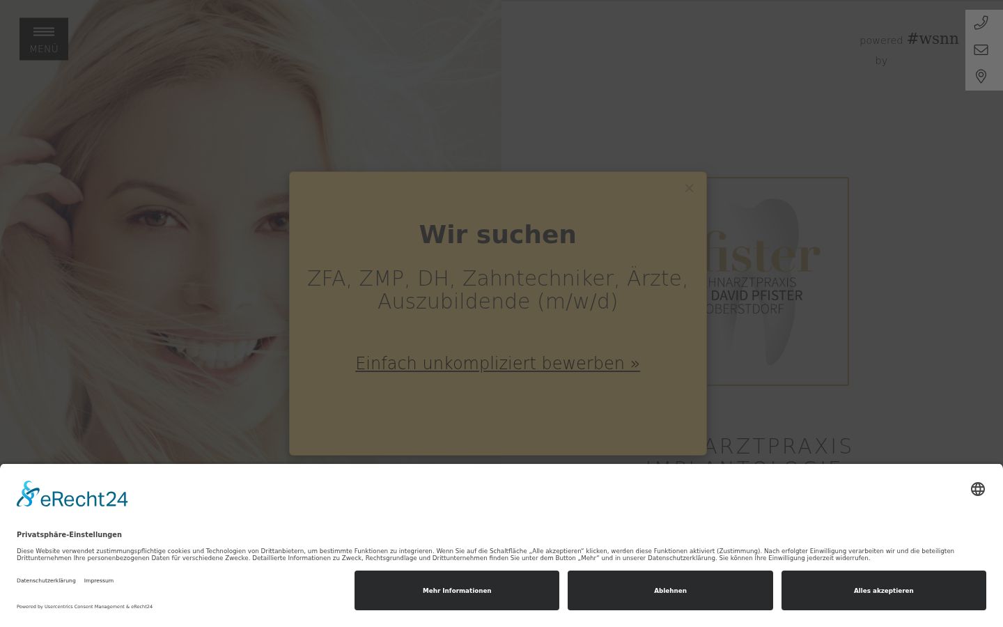 Screenshot tal-banner tal-kunsens muri qabel kwalunkwe interazzjoni