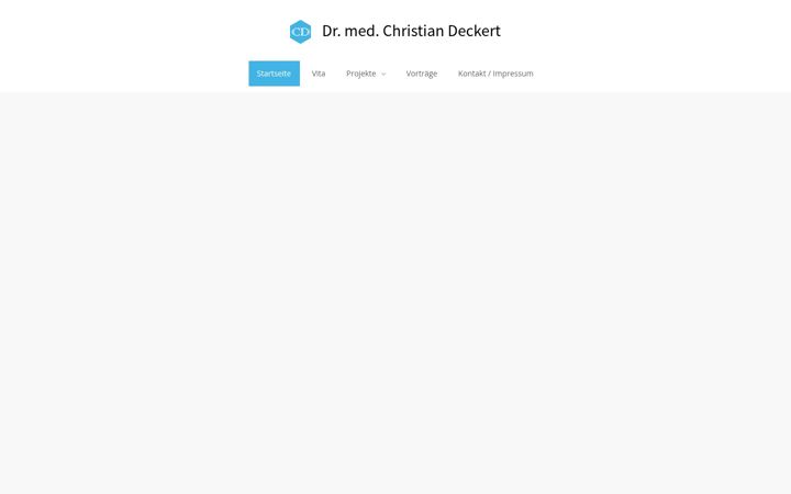 Snímek obrazovky dr-deckert.de