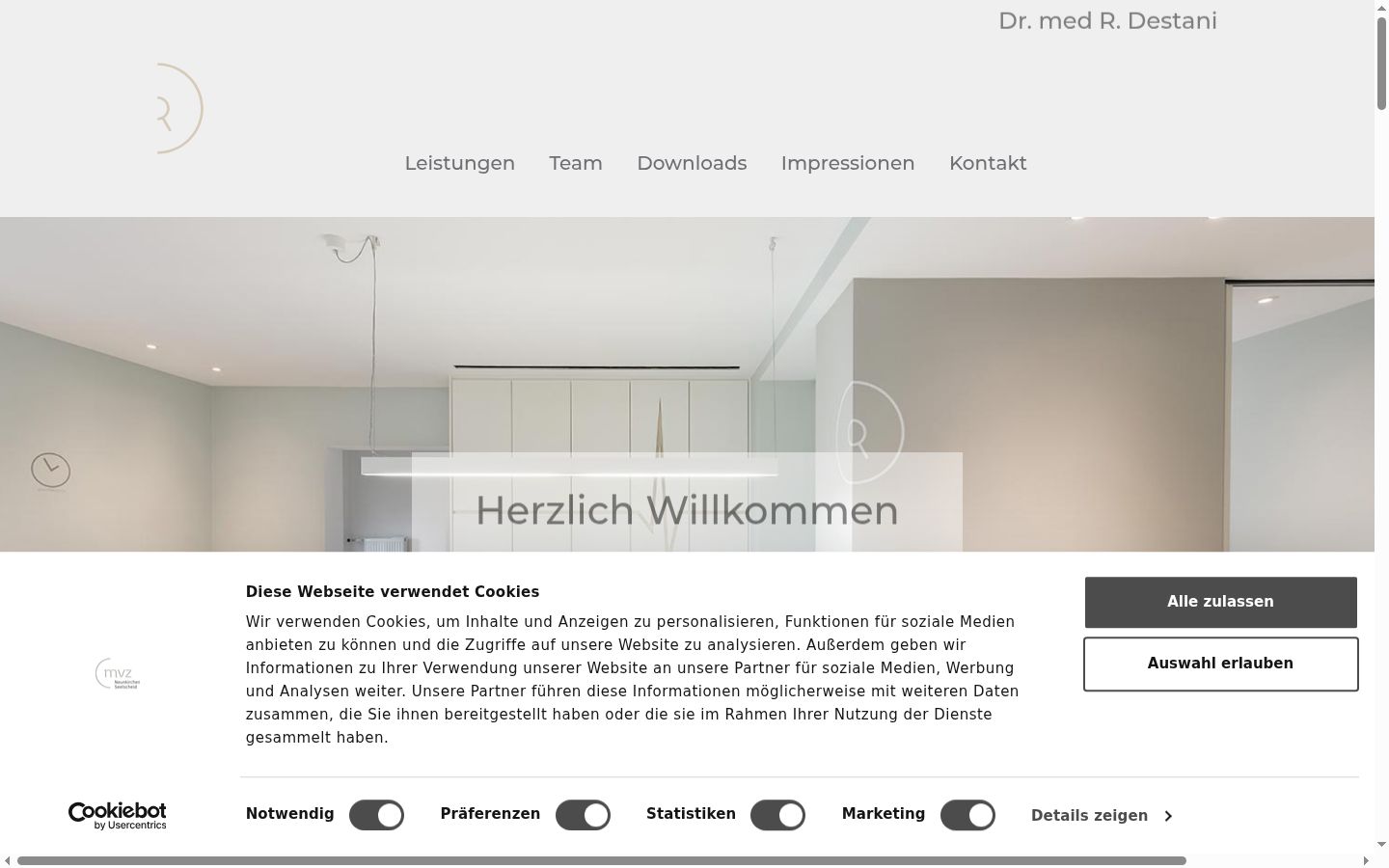Screenshot tal-banner tal-kunsens muri qabel kwalunkwe interazzjoni