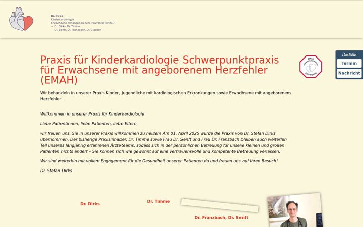 Screenshot of dr-dirks.de