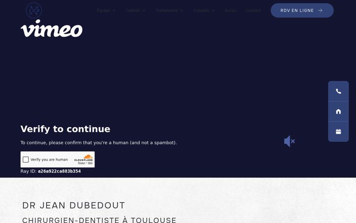 Screenshot of dr-dubedout-dentiste-toulouse.fr