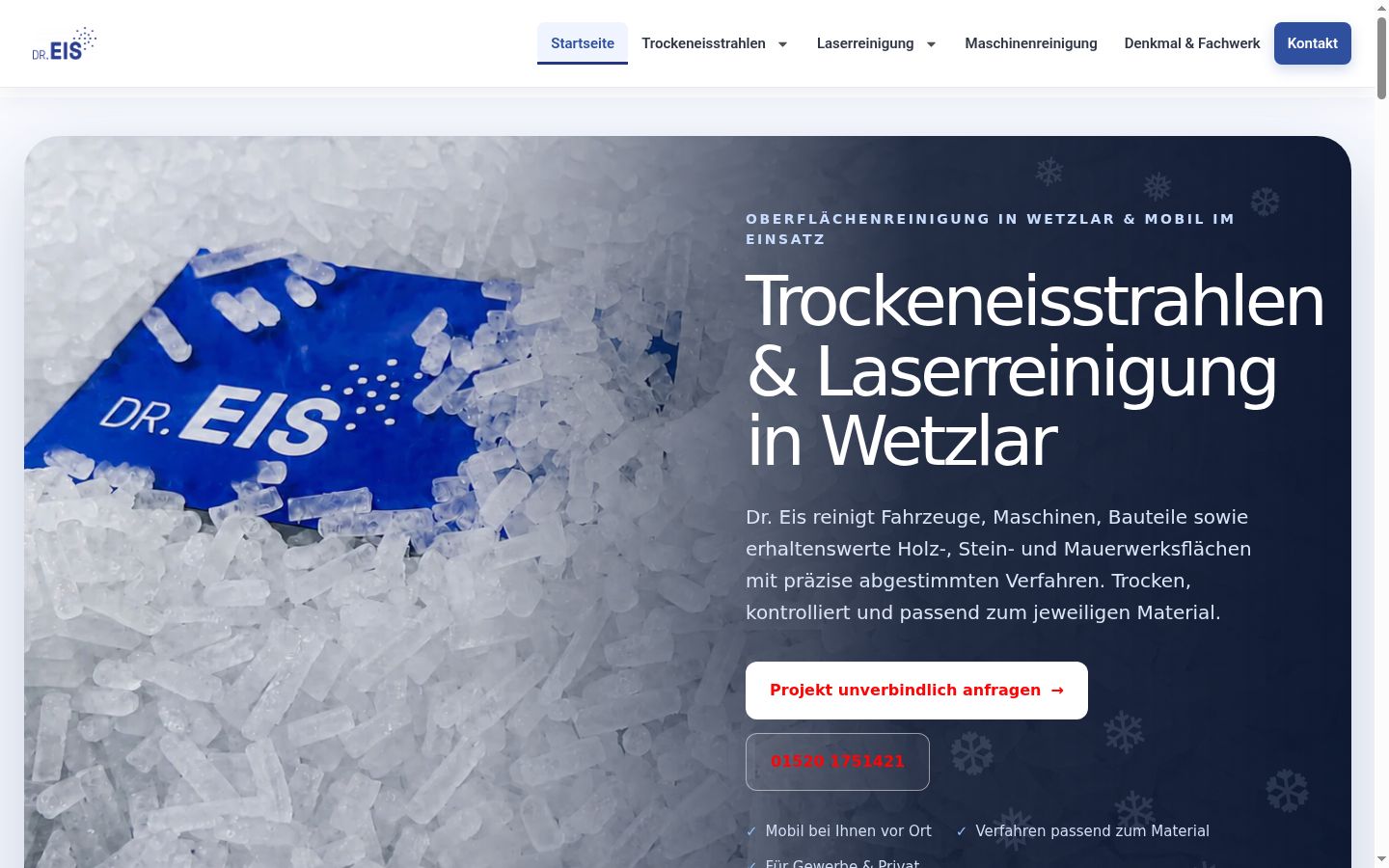 Screenshot des Einwilligungsbanners vor jeglicher Interaktion