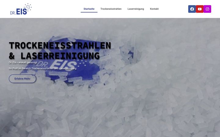 Screenshot of dr-eis.de