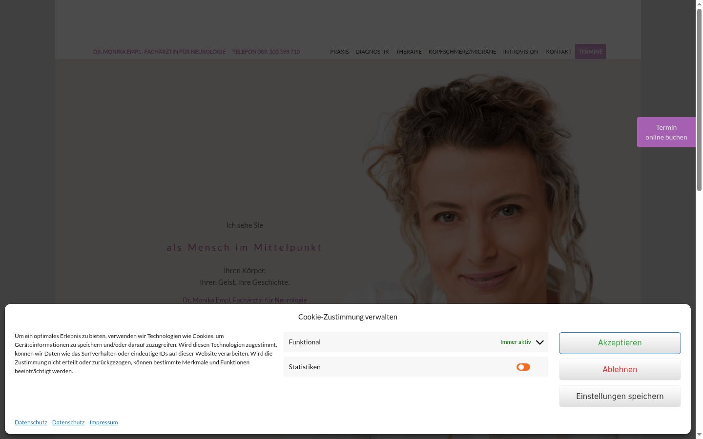 Sutikimo reklamjuostės, rodytos prieš bet kokią sąveiką, ekrano kopija