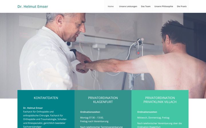Snímek obrazovky dr-emser.at