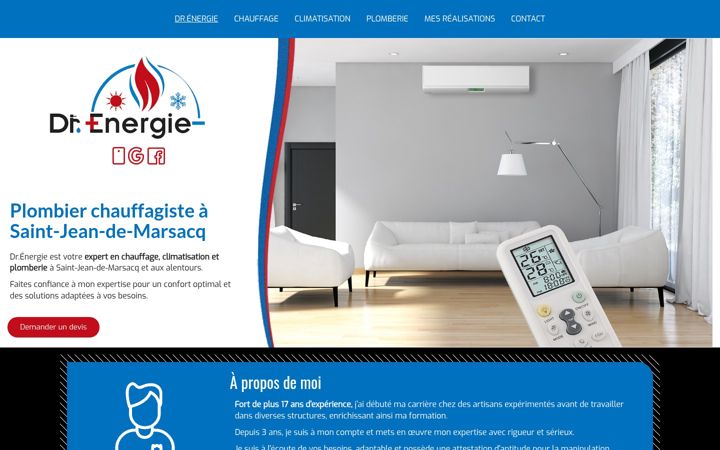Screenshot of dr-energie.fr