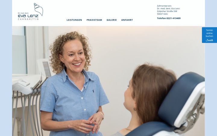 Screenshot of dr-eva-lenz.de