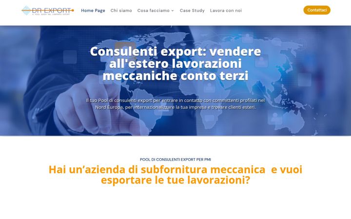 Screenshot of dr-export.it