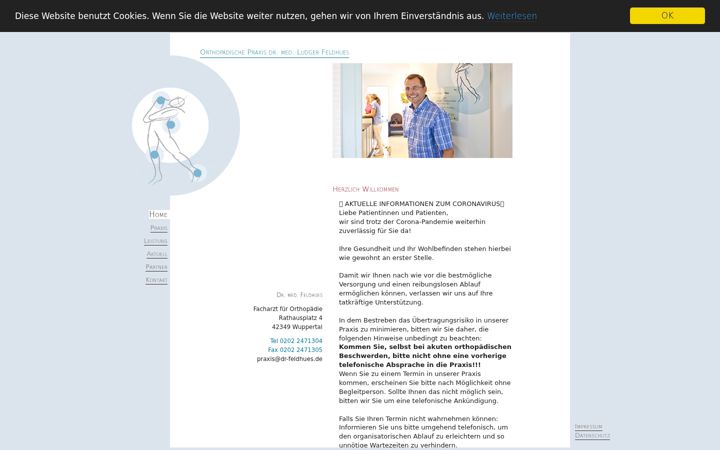 Screenshot of dr-feldhues.de