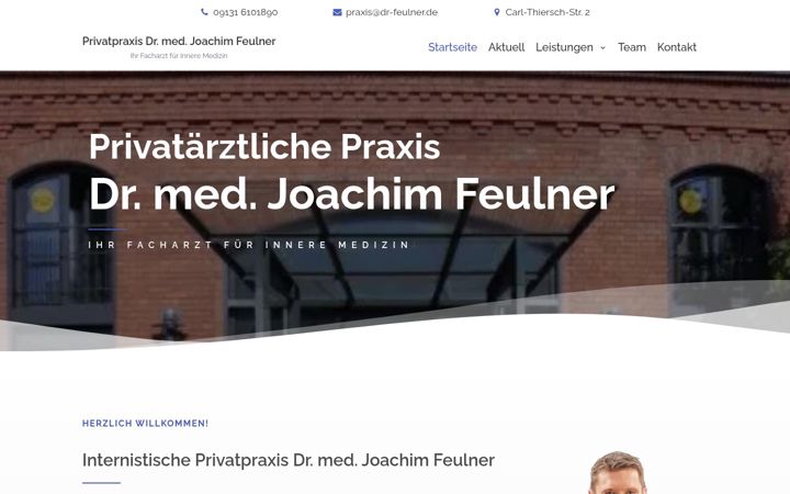 Screenshot of dr-feulner.de