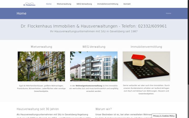 Screenshot of dr-flockenhaus.de