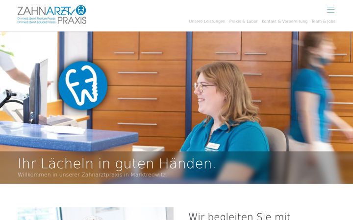 Screenshot of dr-fraas.de