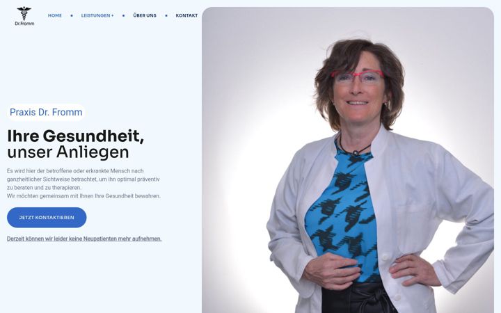 Screenshot of dr-fromm.com