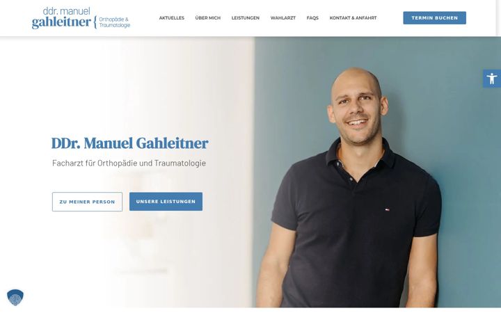 Screenshot of dr-gahleitner.at