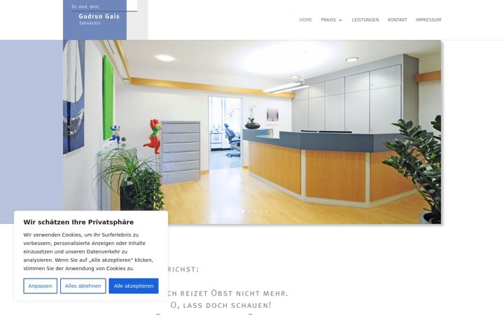 Screenshot of dr-gais.de