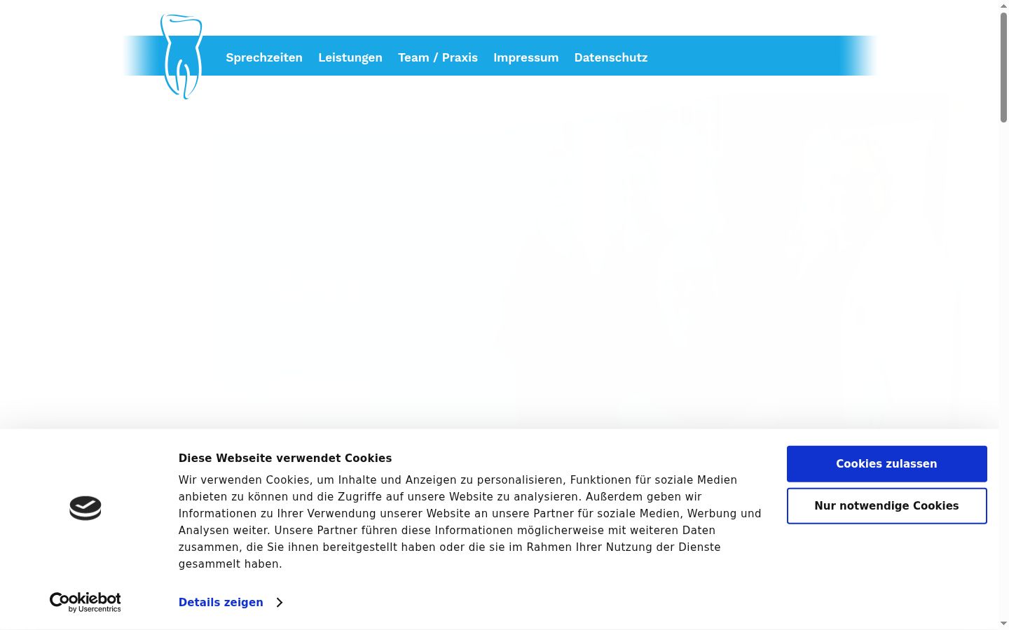 Screenshot tal-banner tal-kunsens muri qabel kwalunkwe interazzjoni