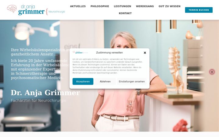Screenshot of dr-grimmer.at