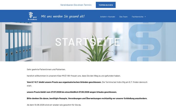 Screenshot of dr-grosshans.de