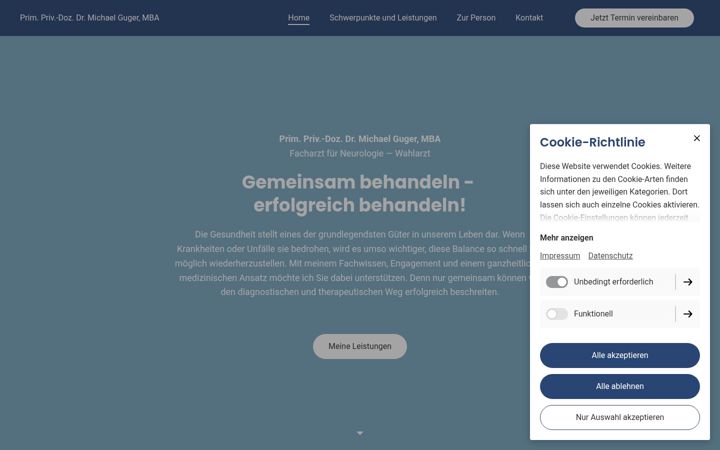 Zrzut ekranu dr-guger.at