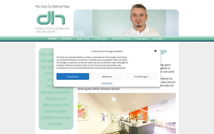 Zrzut ekranu dr-haas.at
