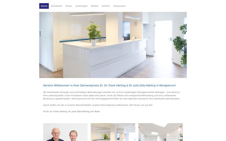 Screenshot of dr-haerting.de