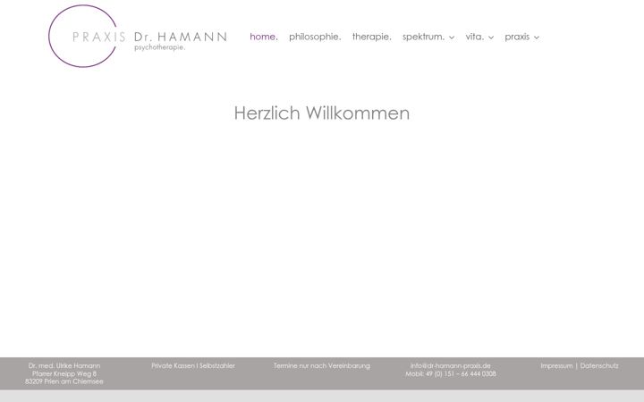 Zrzut ekranu dr-hamann-praxis.de