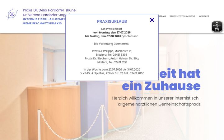 Zrzut ekranu dr-hardoerfer.de