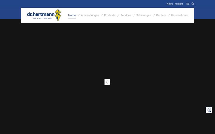 Snímek obrazovky dr-hartmann-chemie.de