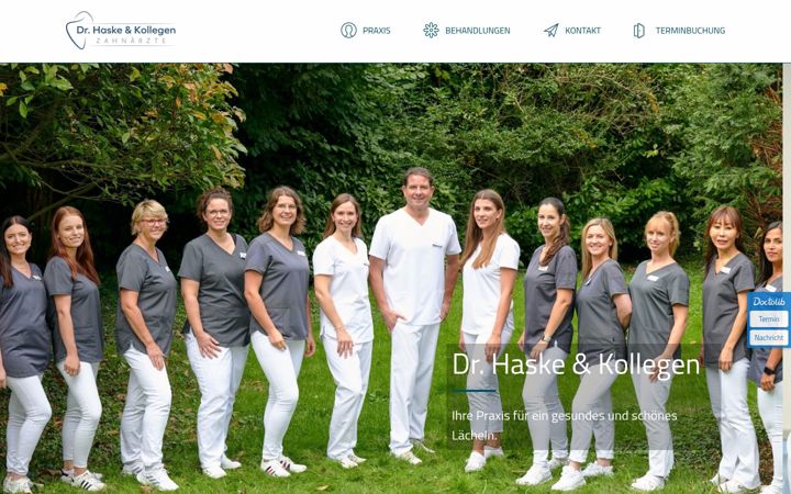 Zrzut ekranu dr-haske.de