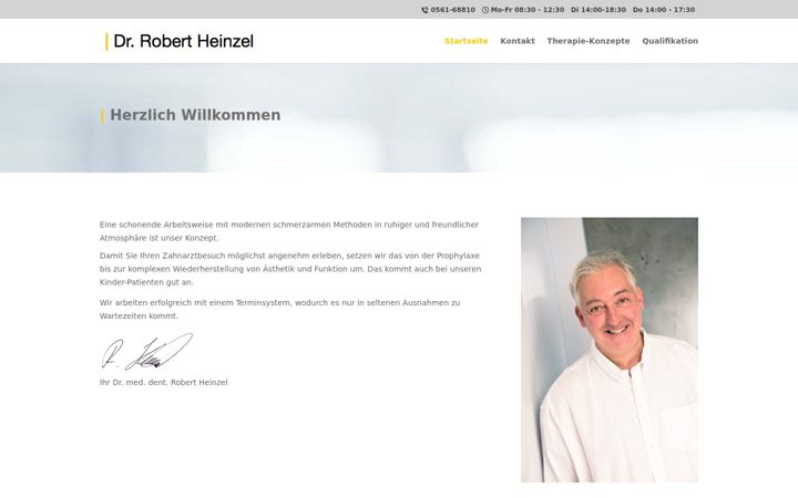 Skjermbilde av dr-heinzel.de