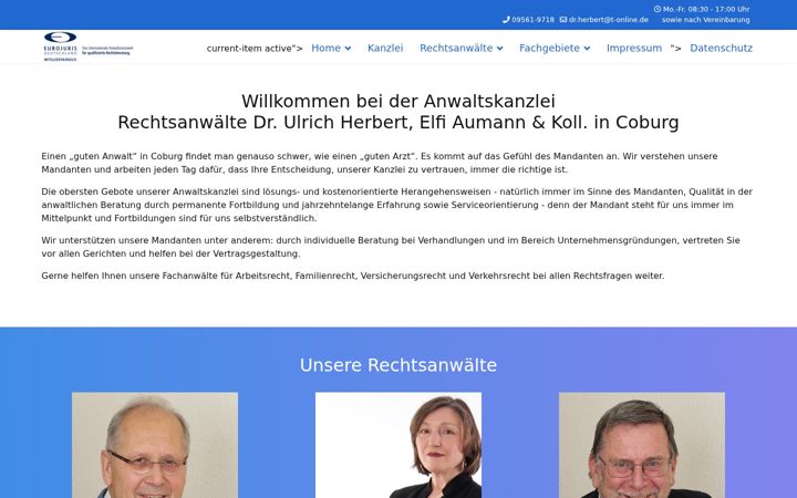 Screenshot of dr-herbert.de