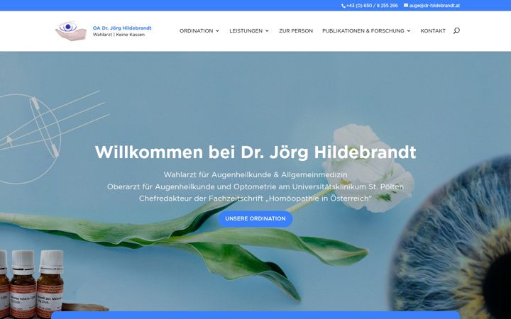Ekrano kopija dr-hildebrandt.at