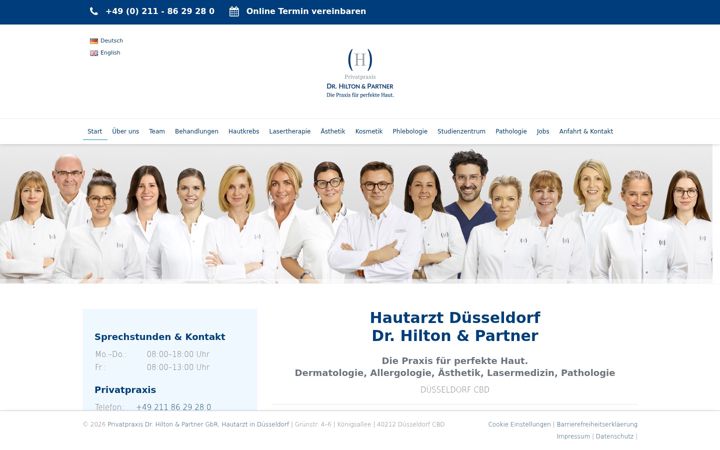 Screenshot of dr-hilton.de