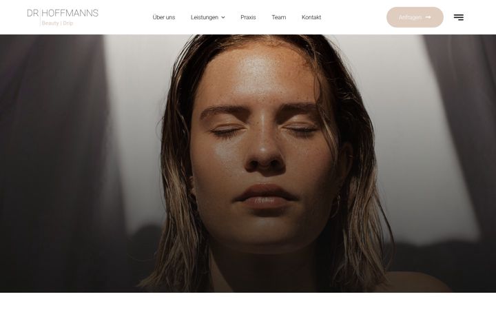 Ekraanipilt saidist dr-hoffmanns-beauty-drip.de