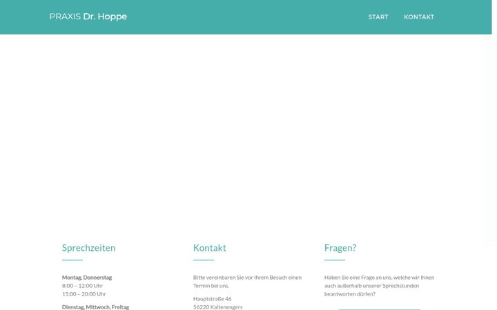 Screenshot of dr-hoppe.de