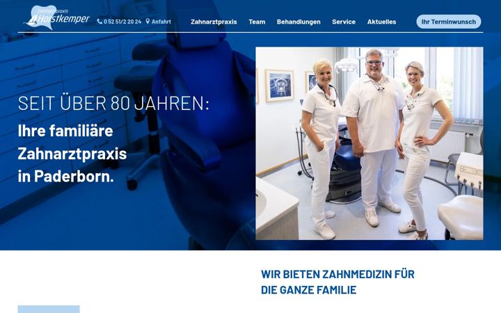 Ekraanipilt saidist dr-horstkemper.de
