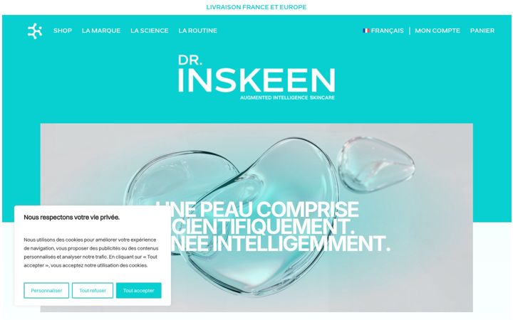 Kuvakaappaus sivustosta dr-inskeen.fr