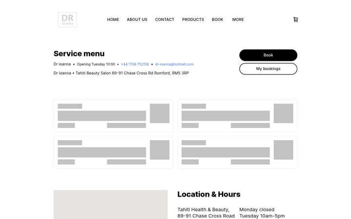 Screenshot of dr-ioanna.com