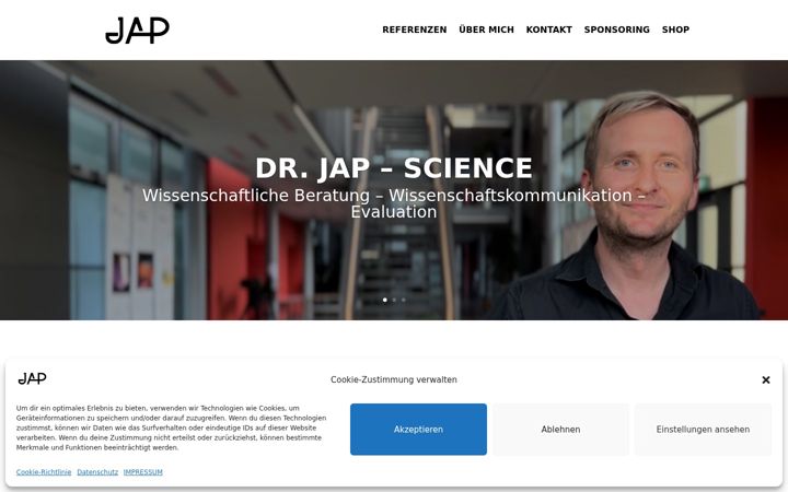 Screenshot of dr-jap-science.de
