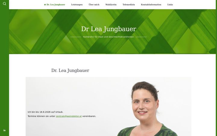 Zrzut ekranu dr-jungbauer.at
