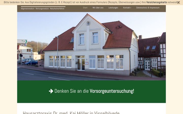 Skærmbillede af dr-kai-moeller.de