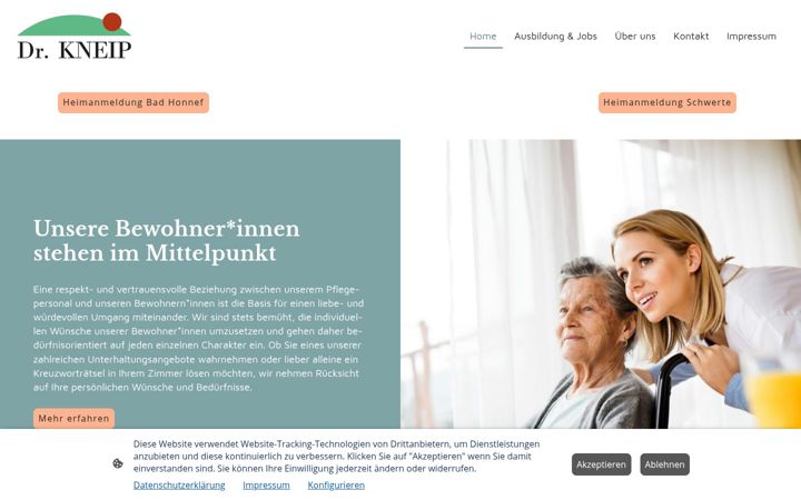 Skjámynd af dr-kneip-pflege.de