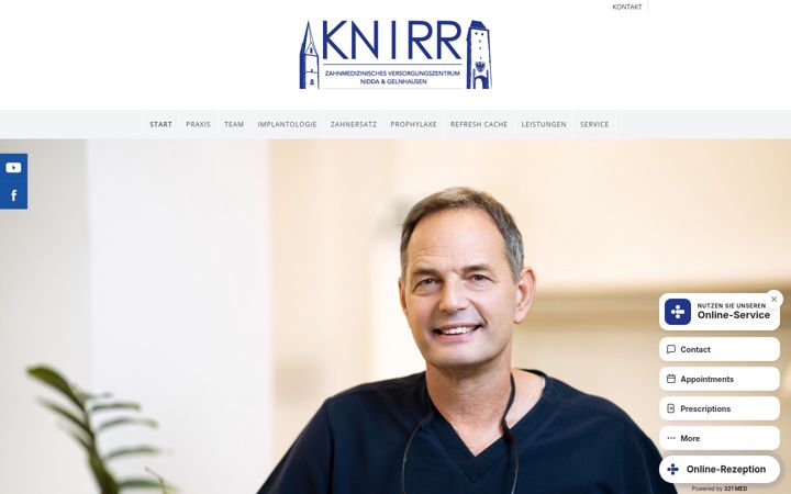 Ekraanipilt saidist dr-knirr.de