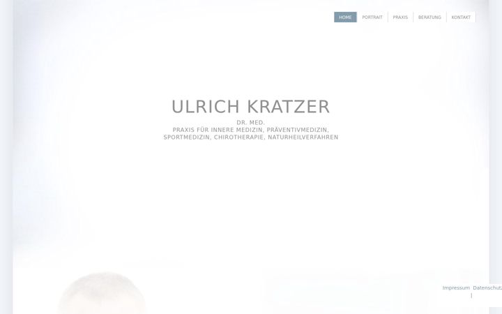 Screenshot of dr-kratzer.com
