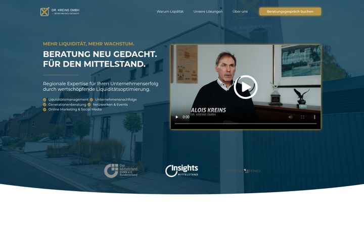 Screenshot ta' dr-kreins.de